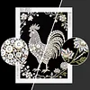 Diamond Painting-DIY Special Shaped Drill Pearl Painting Rooster(30x40cm)