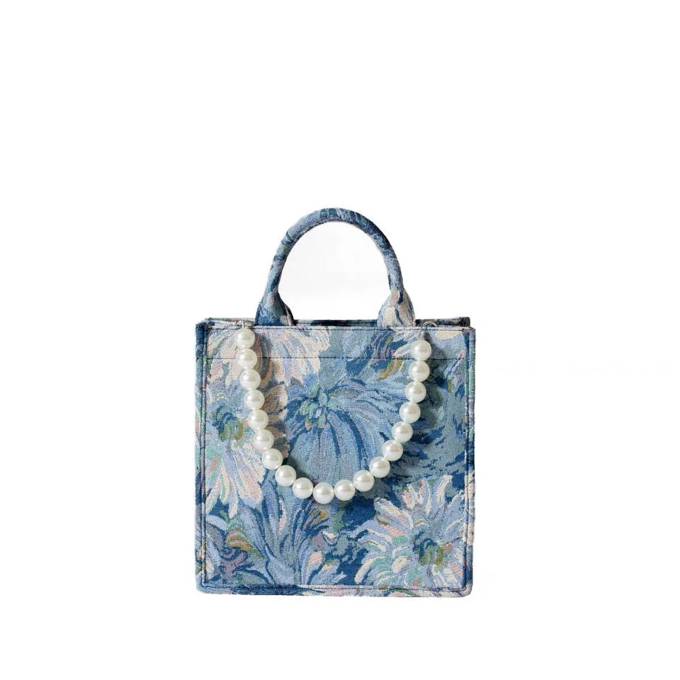 JIOMAY Luxury Designer Handbags 2022 Women's Totes Bags Girl Shopper Fashion Large Capacity Flowers Painting Canvas Shoulder Bag