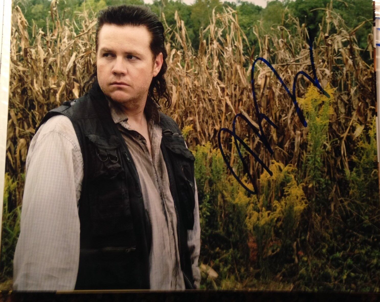 Josh McDermitt signed autographed 8x10 Photo Poster painting Walking Dead Eugene Porter Proof