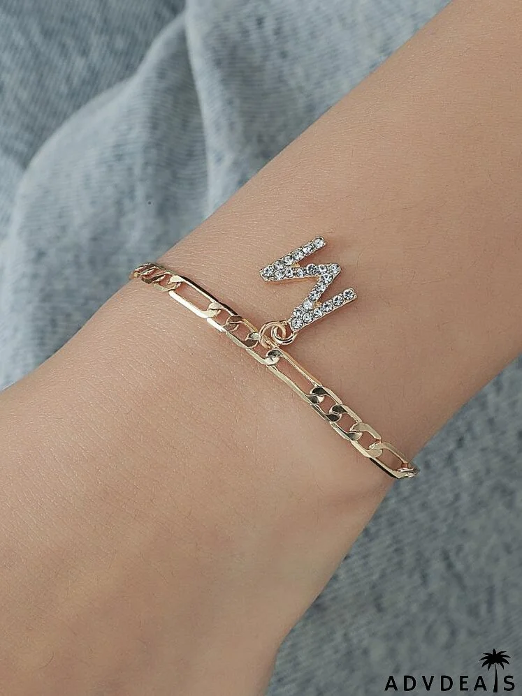 Letter Charm Bracelet