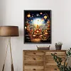 Diamond Painting -DIY Round Partial AB Drill Cartoon Town(45x55cm)