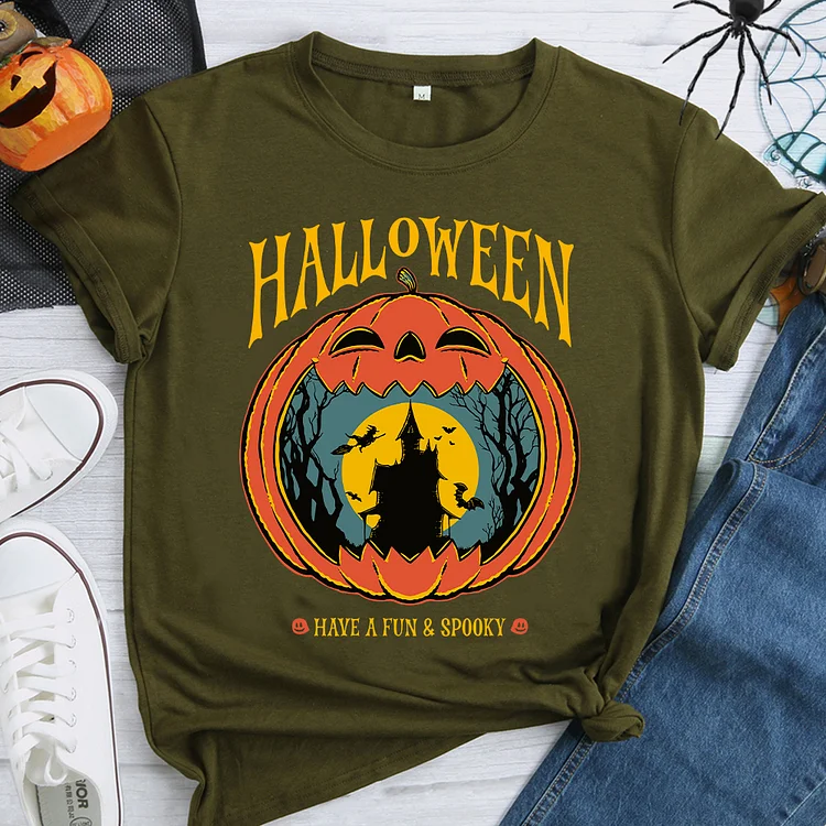 Halloween Have A Fun & Spooky T-Shirt- BSTCAH1008