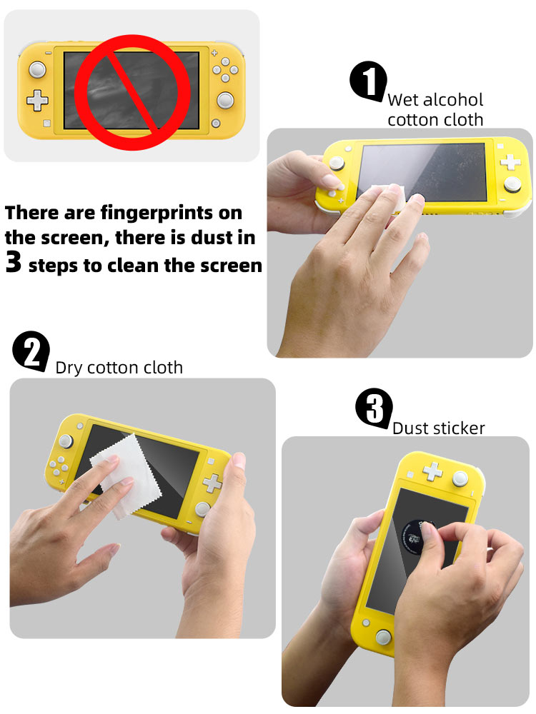 

Brush Cotton Swab Cleaning Supplies Kit Fit for Nintendo Switch Console, 501 Original