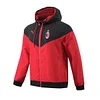 2023 AC Milan Windbreaker  Red Football Jersey 1:1 Thai Quality Kids Size