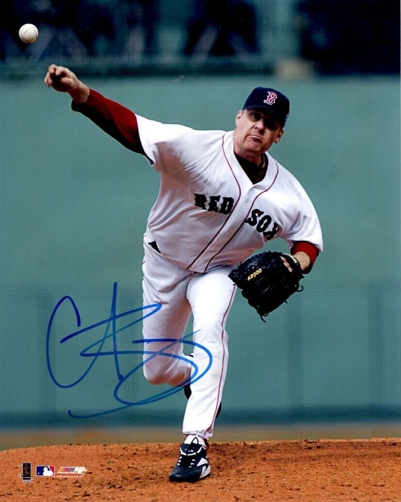 Curt Schilling Autographed Signed 8x10 Photo Poster painting ( Red Sox ) REPRINT