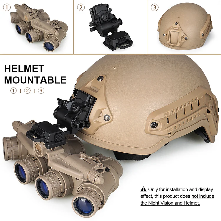 Helmet Mounted Gen4 Nvg Army Tactical Night Vision Goggles