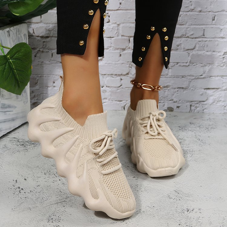 Mature Women Sneaker Plus Size Soft Sole Shoes