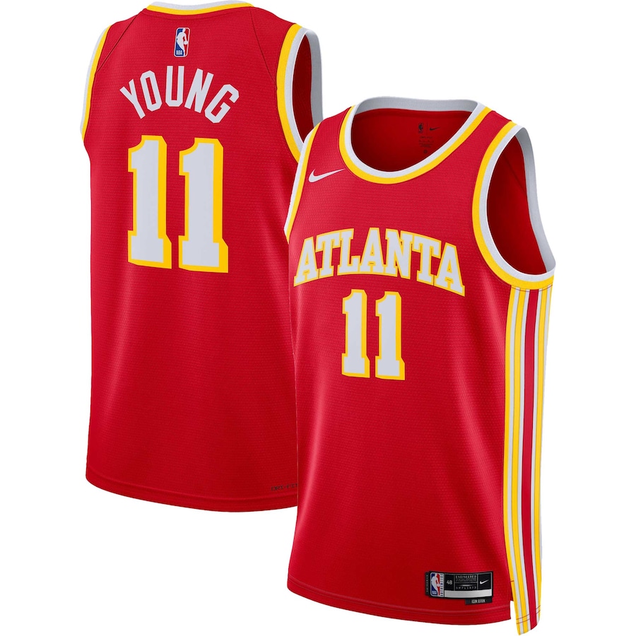 Unisex Atlanta Hawks Trae Young Red Swingman Jersey - Icon Edition mysite