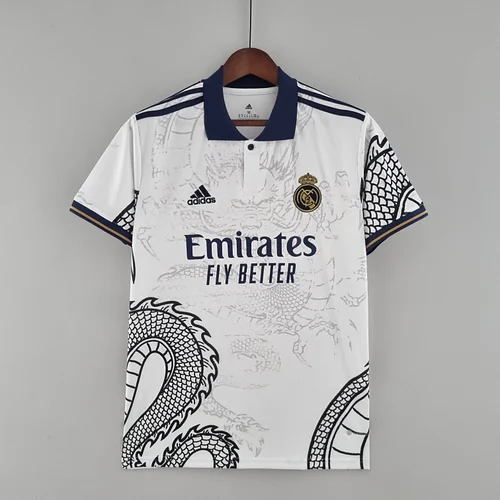 2022/2023 Real Madrid Chinese Dragon Football Shirt White