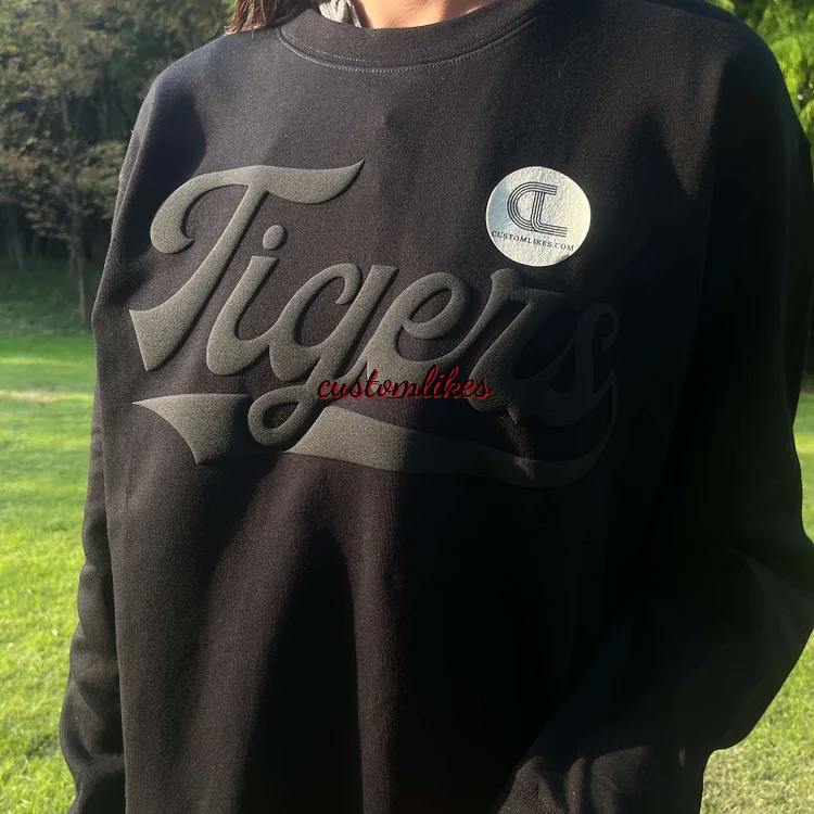 Custom Puff Sports Team Sweatshirt Christmas Gift