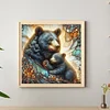 (40*40cm)Black Bear - Full Round Drill Diamond Painting