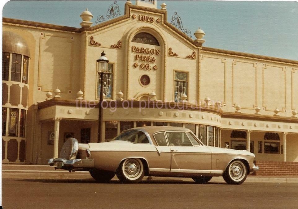 CLASSIC CAR Vintage FOUND Photo Poster painting Original COLOR Snapshot02 28 ZZ