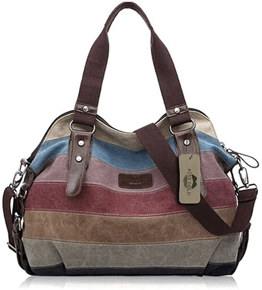 Canvas Hobo Bag Tote Handbag Shopping Shoulder Bag (Model a)