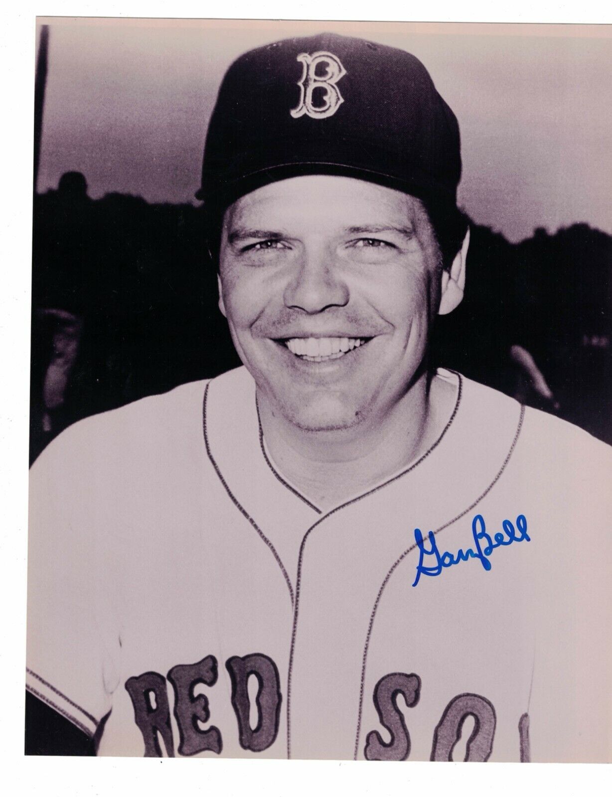 Gary Bell Boston Red Sox Signed 8 x 10