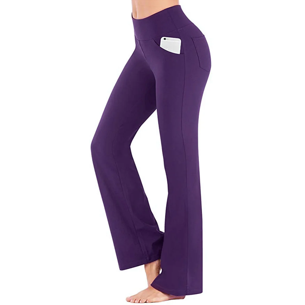 Uveng Uveng Spring And Summer Women's Wear Micro La Wide Leg High Waist Casual Yoga Pants!