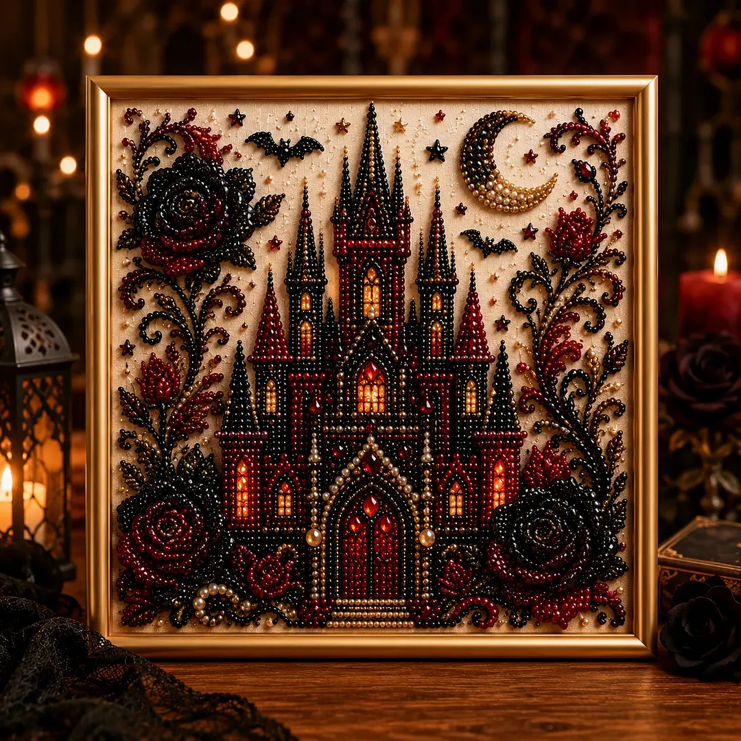 🔥 Last Day 75% OFF &ndash; 👻✨ Halloween Pearl Art DIY Kit &ndash; Turn Tiny Pearls into Spooky-Cute Magic