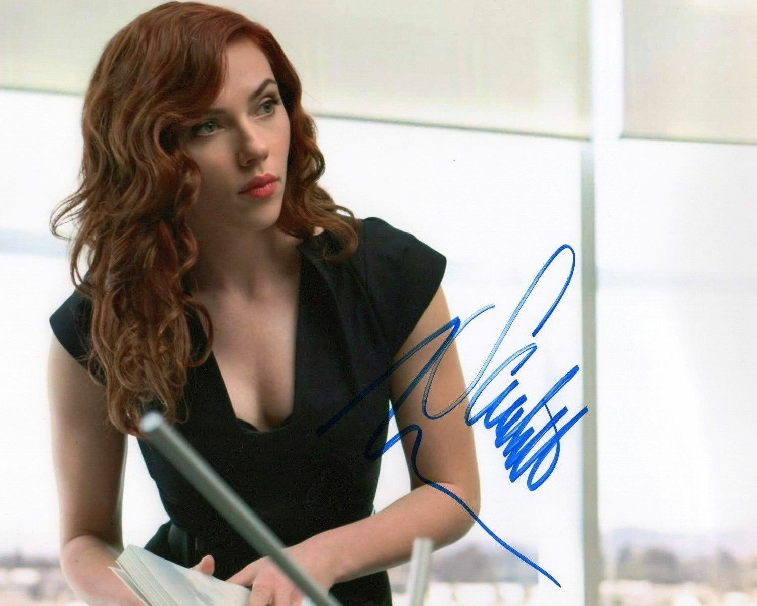 SCARLETT JOHANSSON AUTOGRAPHED SIGNED A4 PP POSTER Photo Poster painting PRINT 2