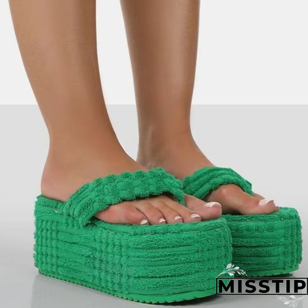 Green Fashion Casual Patchwork Solid Color Round Comfortable Shoes