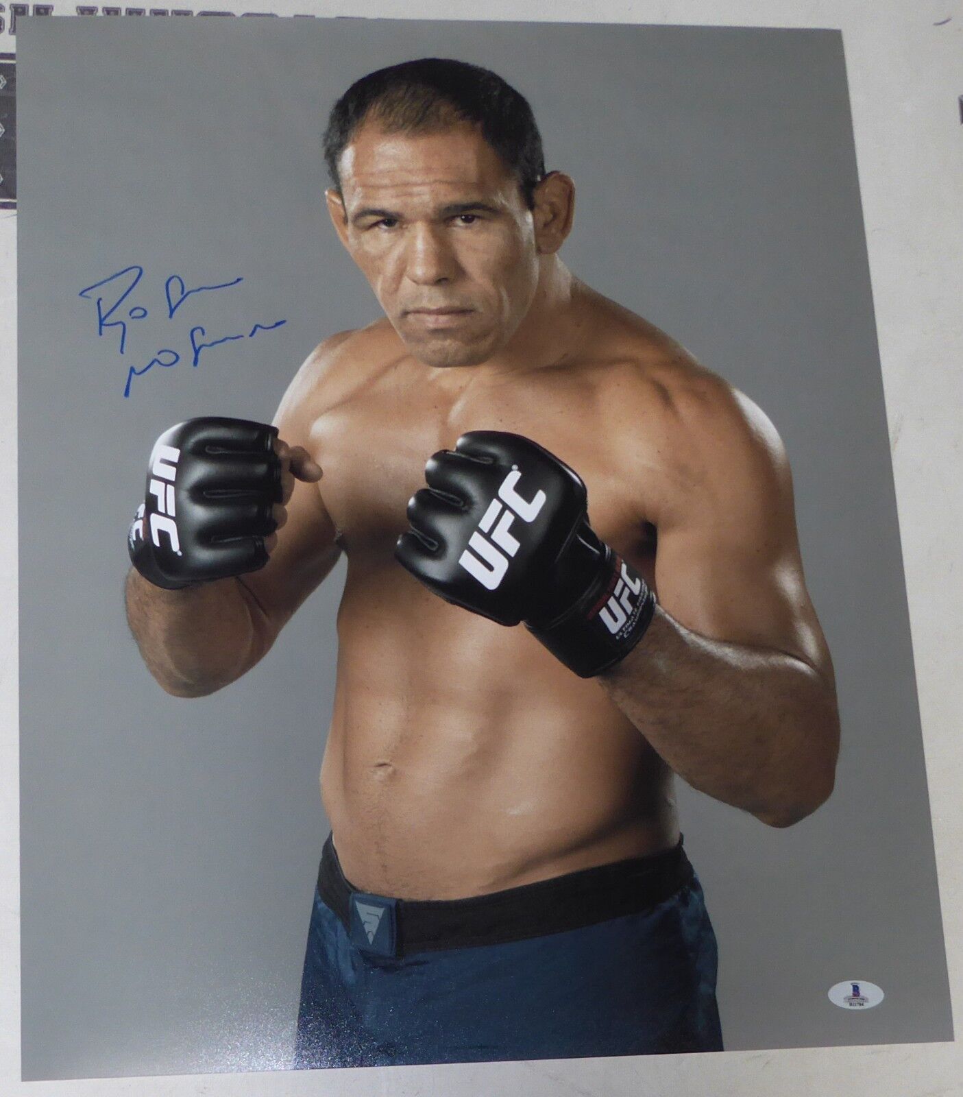 Antonio Rogerio Nogueira Signed 16x20 Photo Poster painting BAS Beckett COA UFC Pride Autograph