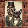French Bulldogs - Vintage Metal Signs - 20*30cm/30*40cm