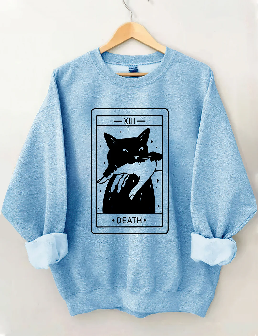 Tarot Card Black Cat Sweatshirt