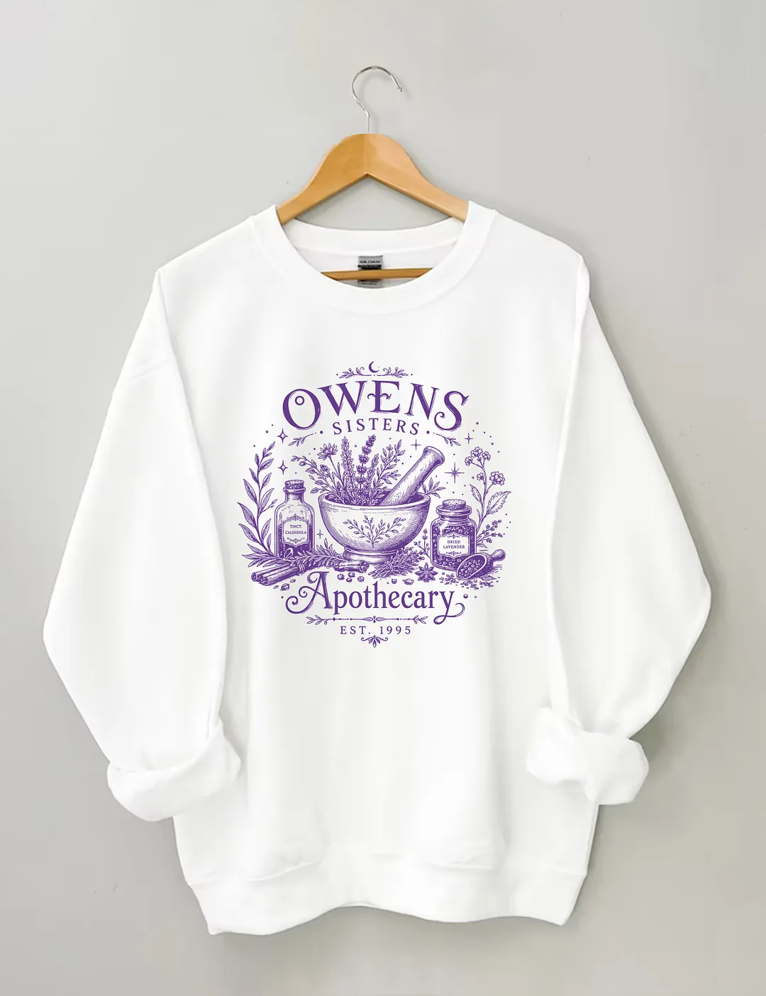 Magic Practical Owens Sisters Apothecary Sweatshirt