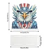 (US Only)US Flag Eagle DIY Diamond Painting Napkin Holder Kit Gift for Friend Family
