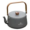 1.1L Teapot Coffee Pot with Wood Handle Aluminum Alloy Tourist Cookware Supplies