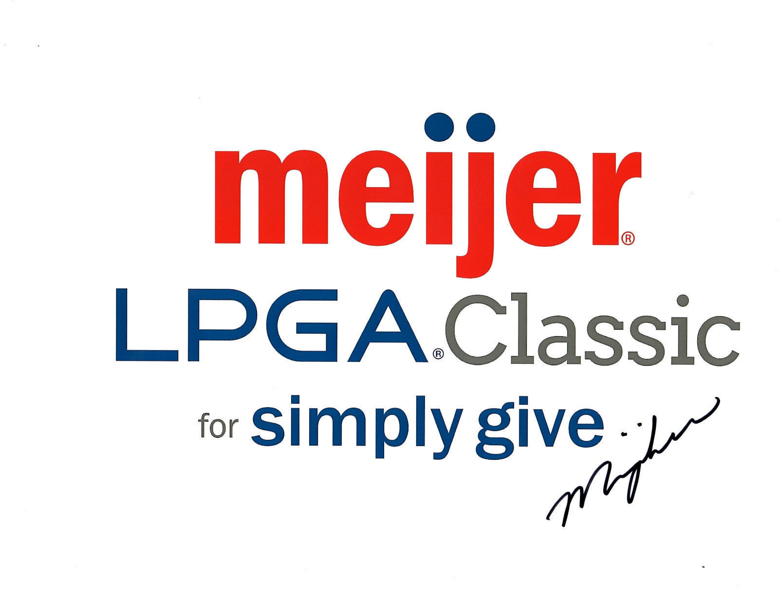 Minjee Lee Meijer LPGA hand signed autographed 8x10 golf Photo Poster painting Australia