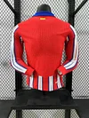 2024/2025 Atletico Madrid Player Version Long Sleeves Home Football Jersey 1:1 Thai Quality