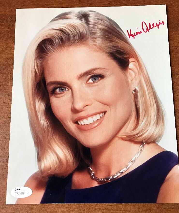 Kim Alexis Signed American model and actress Color 8x10 Photo Poster painting JSA COA