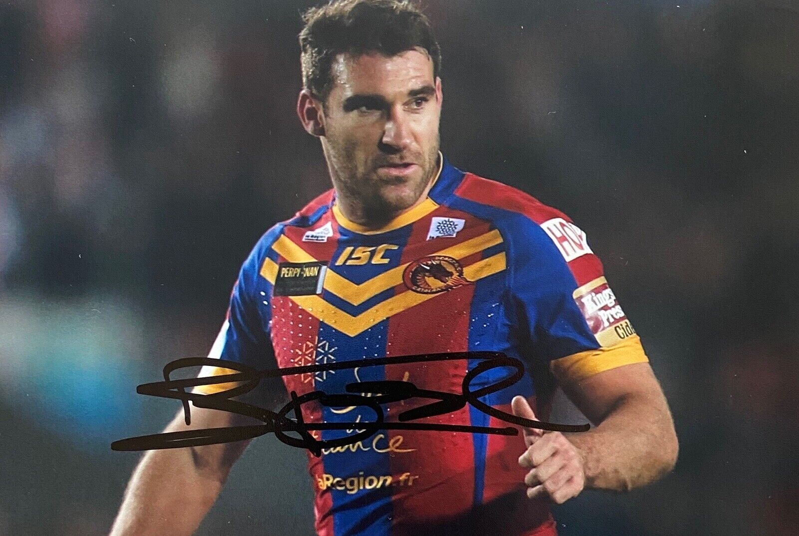 Thomas Bosc Genuine Hand Signed 6X4 Photo Poster painting - Catalans Dragons 3