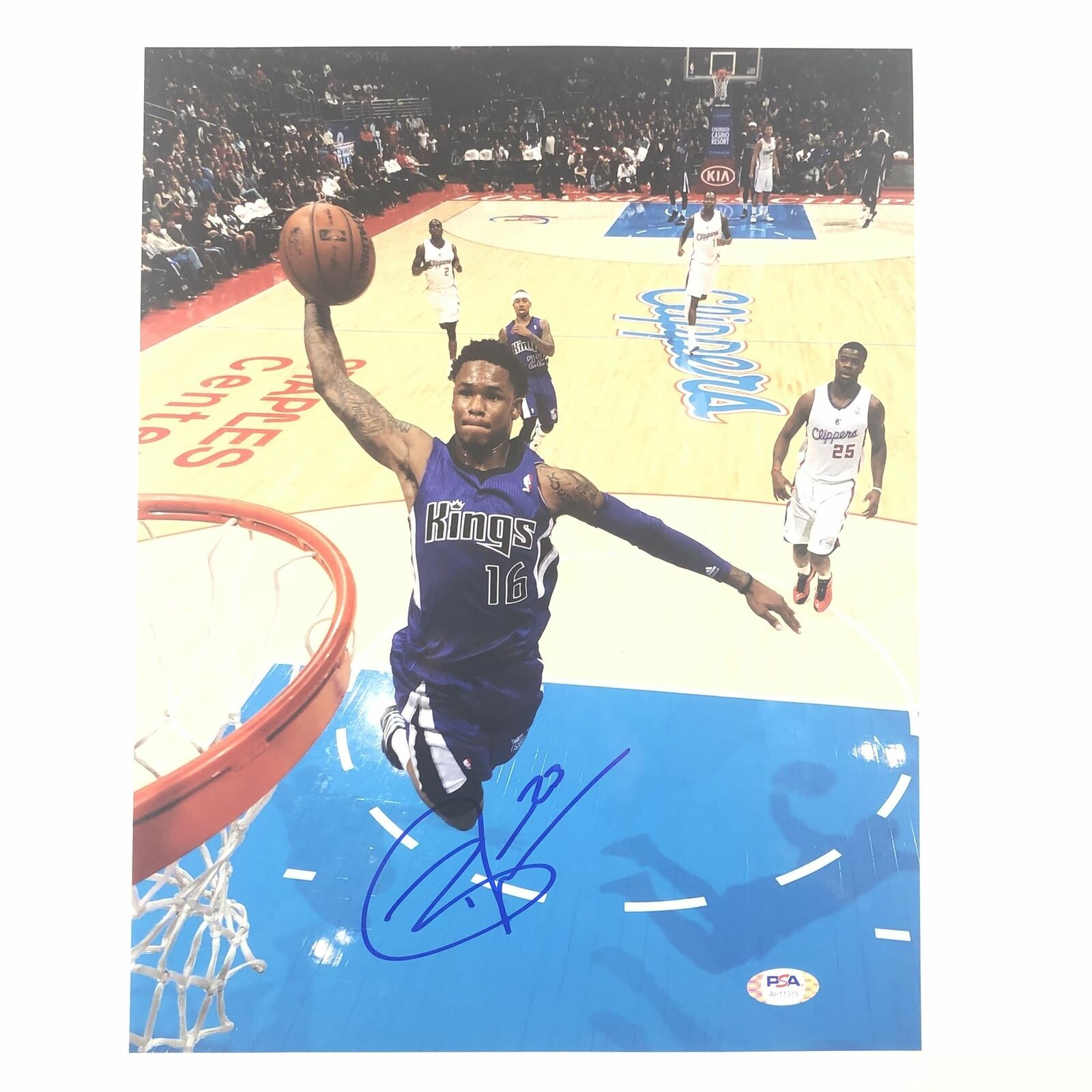 Ben McLemore signed 11x14 Photo Poster painting PSA/DNA Houston Rockets Autographed Kansas Jayha