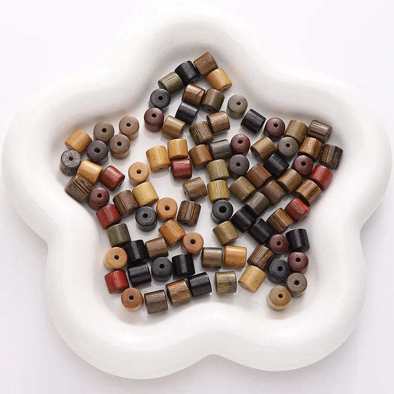 1 Set Diameter 8mm Hole 1~1.9mm Wood Geometric Jewelry Accessories