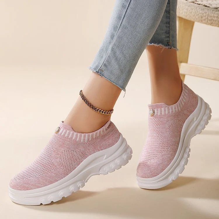 Women's Orthopedic Shoes Wide Walking Shoes with Arch Support