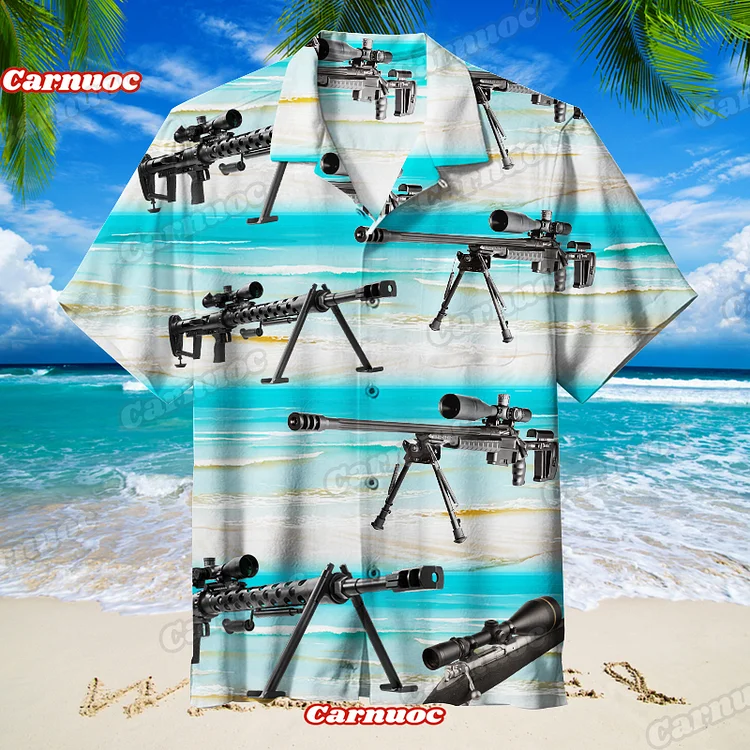 Sniper Rifle | Unisex Hawaiian Shirt