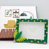 Jungle DIY Building Block Photo Frame Kit,Creative Handmade Assembled Photo Frame Handmade Craft Gift Home Tabletop Display Decor
