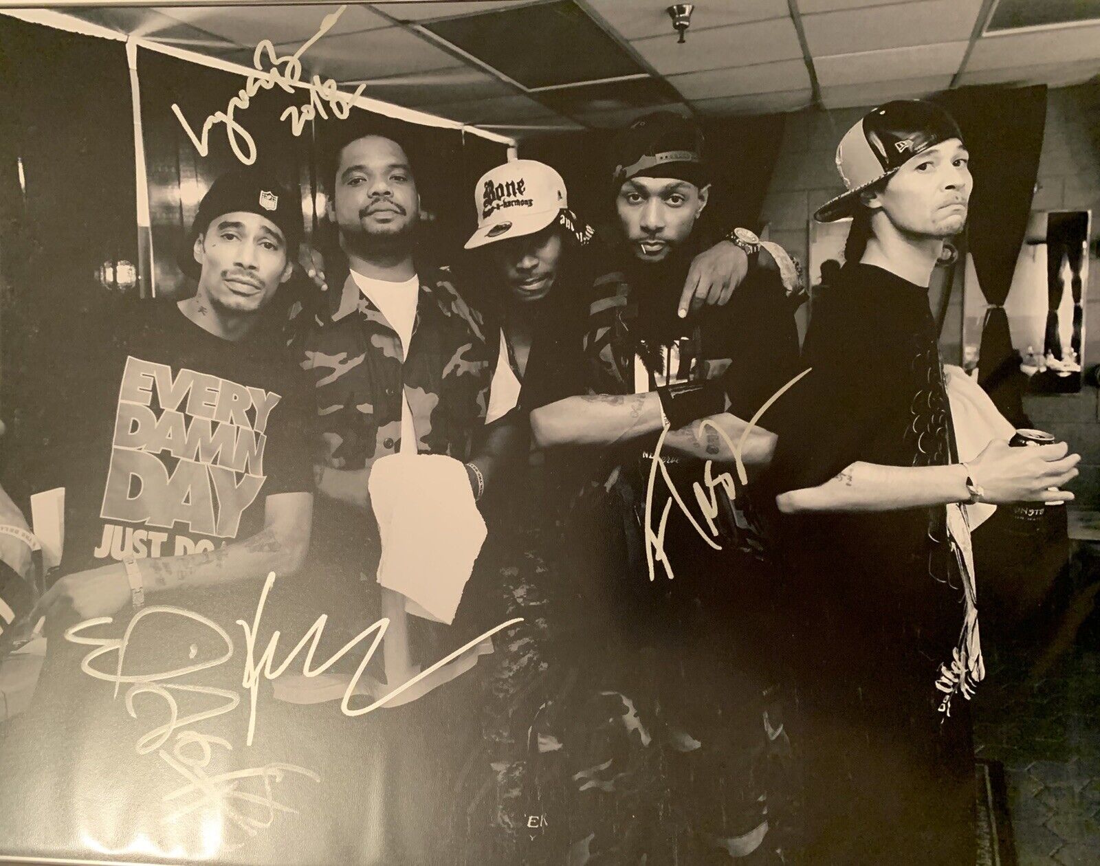 bones thug n harmony Signed 11x14 Photo Poster painting Picture Auto