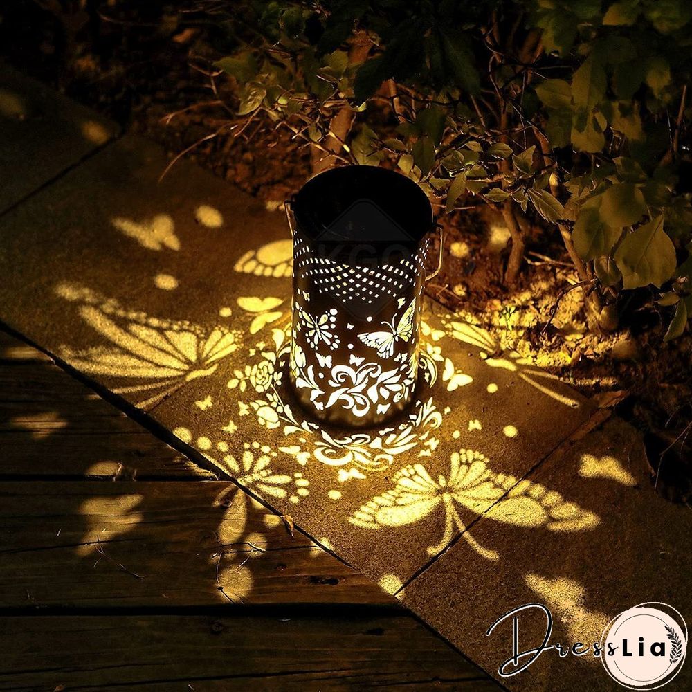 Waterproof Solar Metal Lantern For Outdoor Decoration