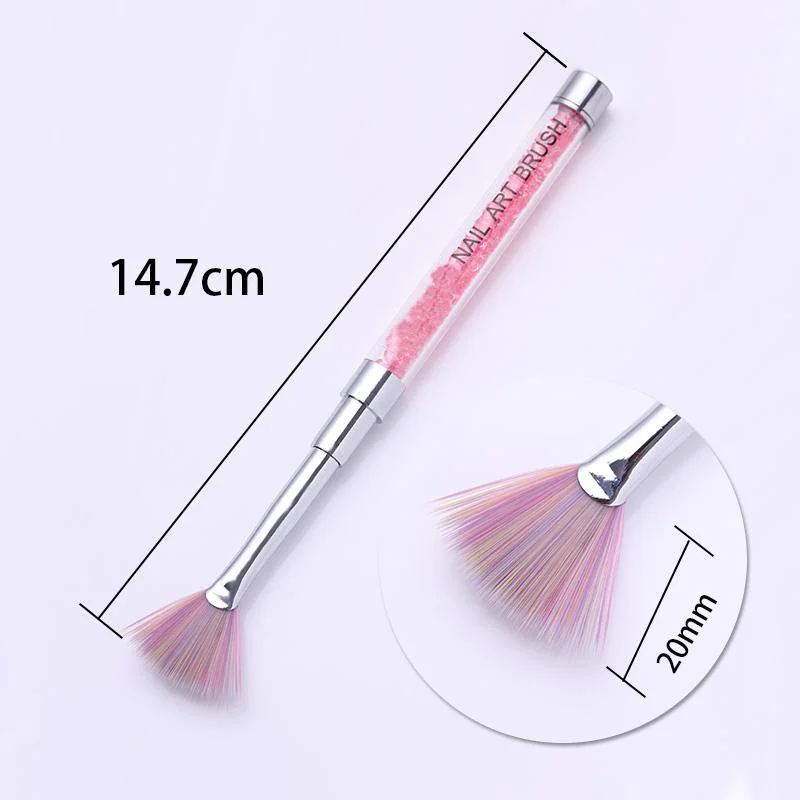 1PC 10 Types Nail Brush Cleaning Remove Dust Powder Plastic Cleaner for Acrylic UV Gel Nails Art Manicure Care Accessory Tools-Nail Inspo