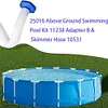 Pool Adapter Pool Skimmer Adapter Skimmer Hose Adapter for Intex Surface Skimmer