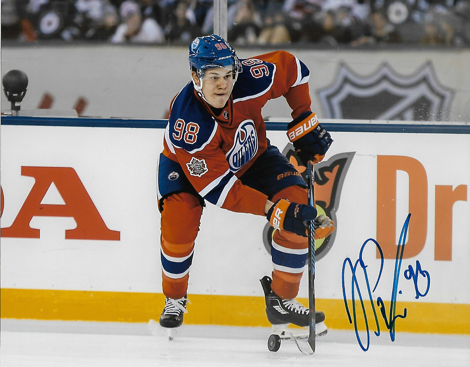 Edmonton Oilers Jesse Puljujarvi Autographed Signed 8x10 Photo Poster painting COA D