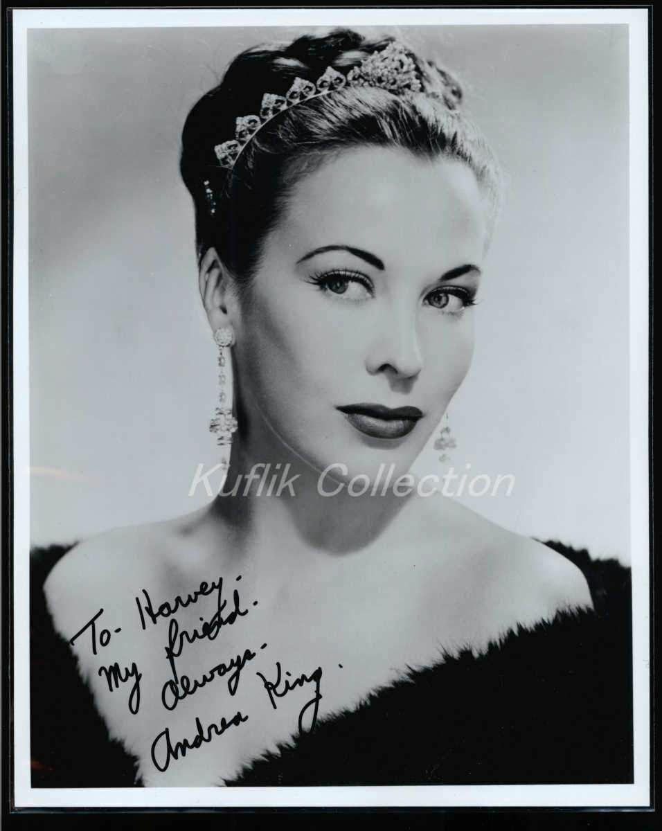Andrea King - Signed Vintage Celebrity Autograph Photo Poster painting - Buccaneer's Girl