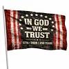 250th Anniversary USA 1776-2026 Commemorative Flag 5ft X 3ft 3 Ply Birthday Patriotic Flag for Independence Day Parades Garden Yard Events