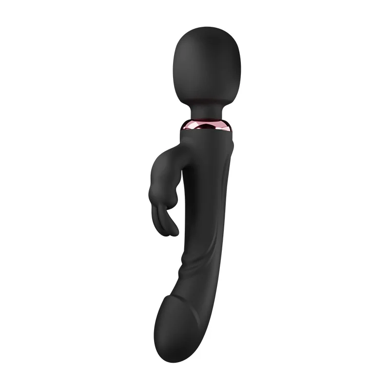 G Spot Rabbit Vibrator Wand with 12 Vibration Nipple Stimulator Massager for Clit Stimulation Vibtator Dildo Sex Toys