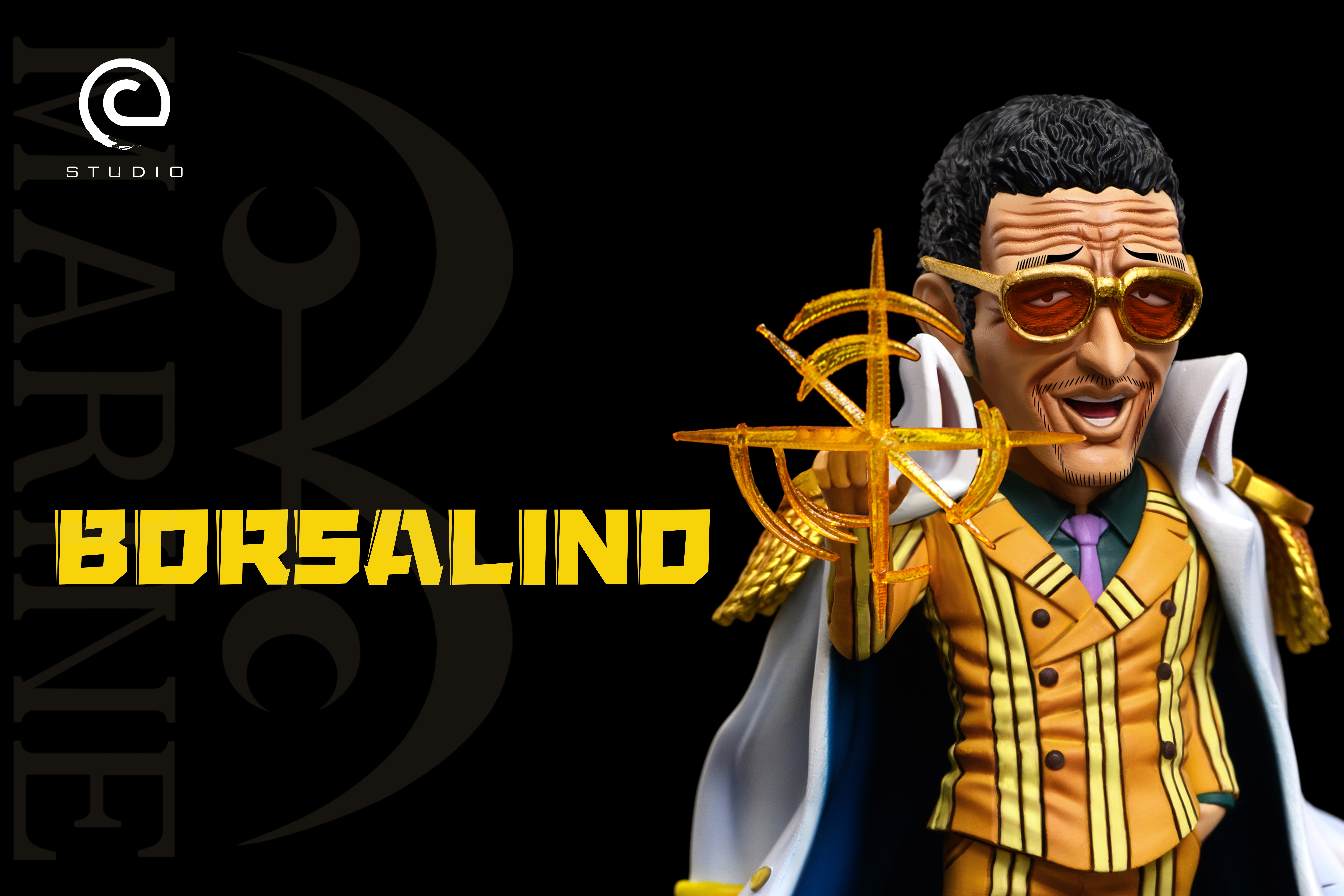 C Studio - One Piece Marine Series 3 General Borsalino Statue(GK)-