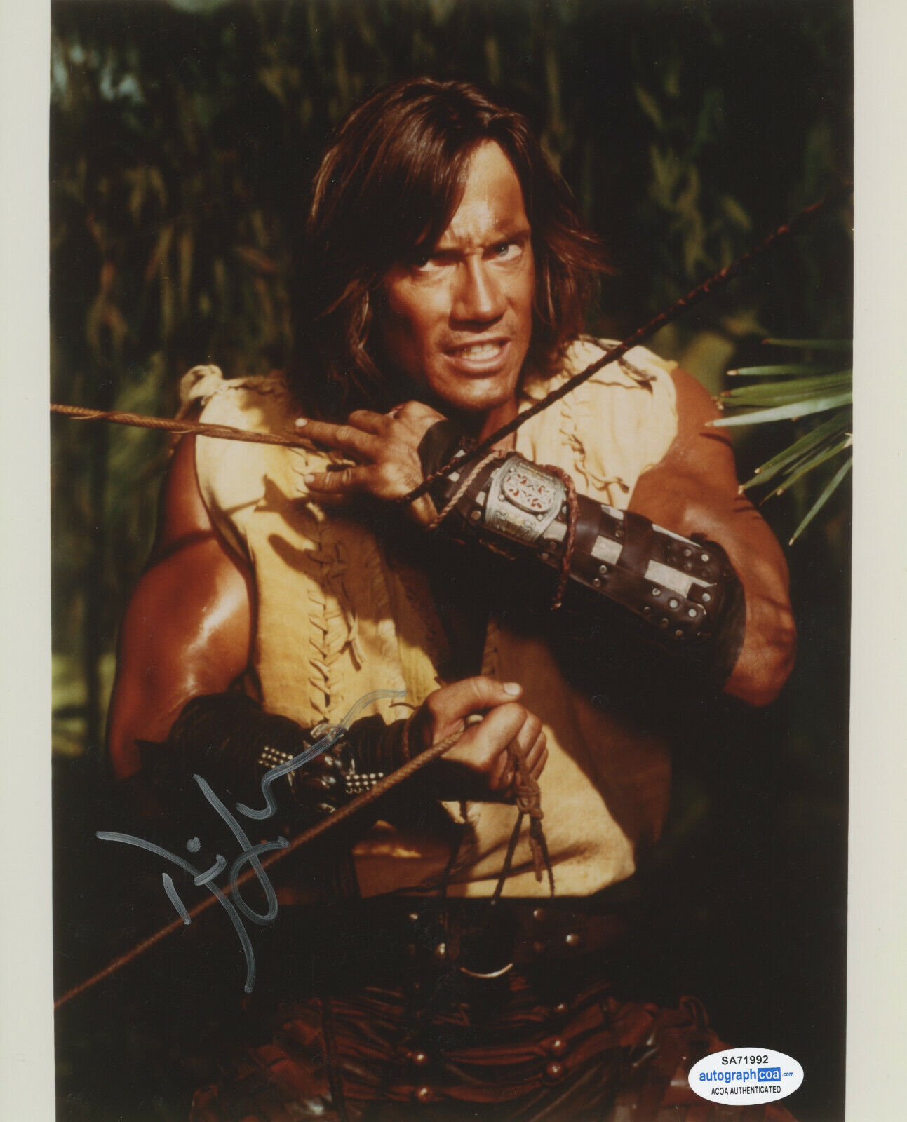 KEVIN SORBO SIGNED HERCULES 8x10 Photo Poster painting! XENA ANDROMEDA ACOA COA