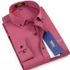 Business casual solid color shirt