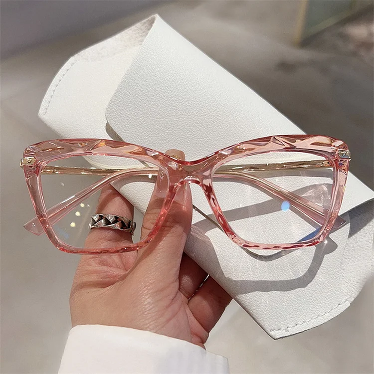 Kasomalang Fashion Classic Cat Eye Frame Glasses Retro Anti-Blue Light Eyeglasses Women Computer Eye Protection Spectacles Eyewear