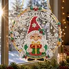 Diamond Painting Christmas Ornament Gnome Window Hanging Kit 9.45x9.45in